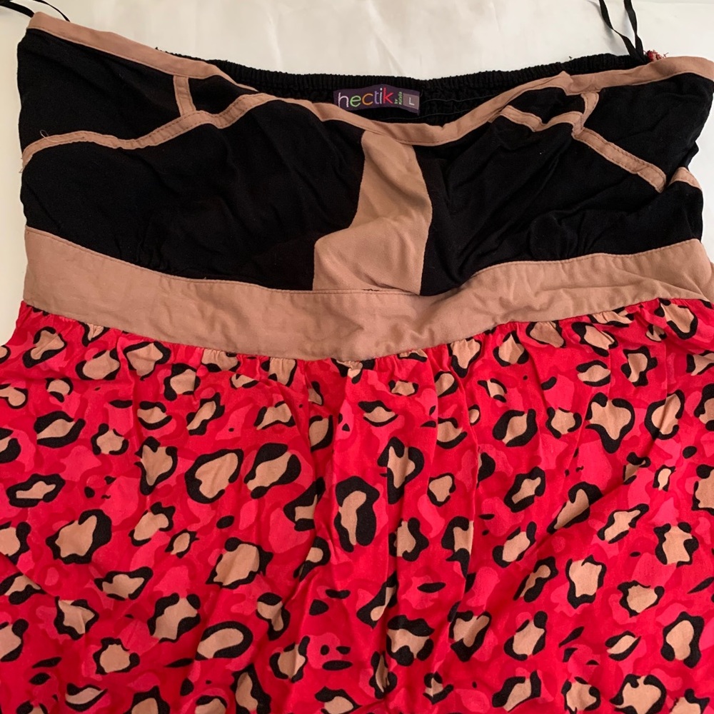 Boho Chic strapless top.